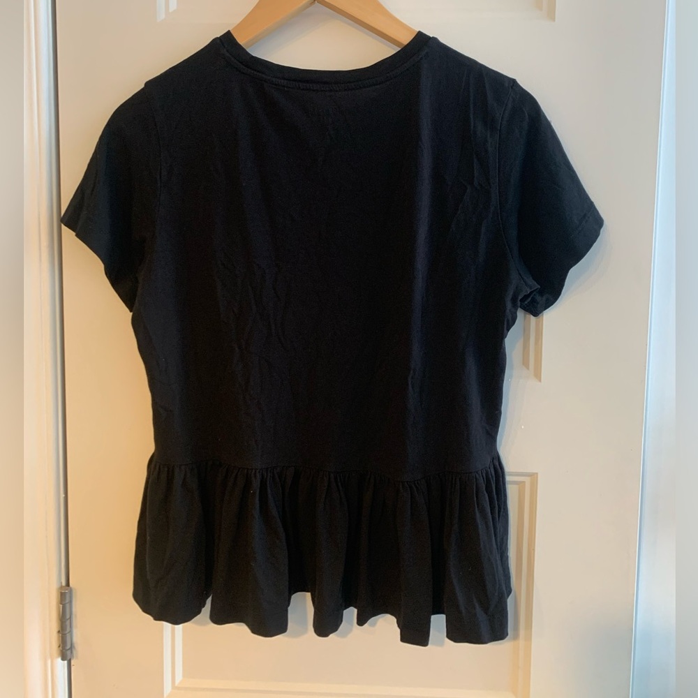 Sunday Best Black Minerva Peplum Top